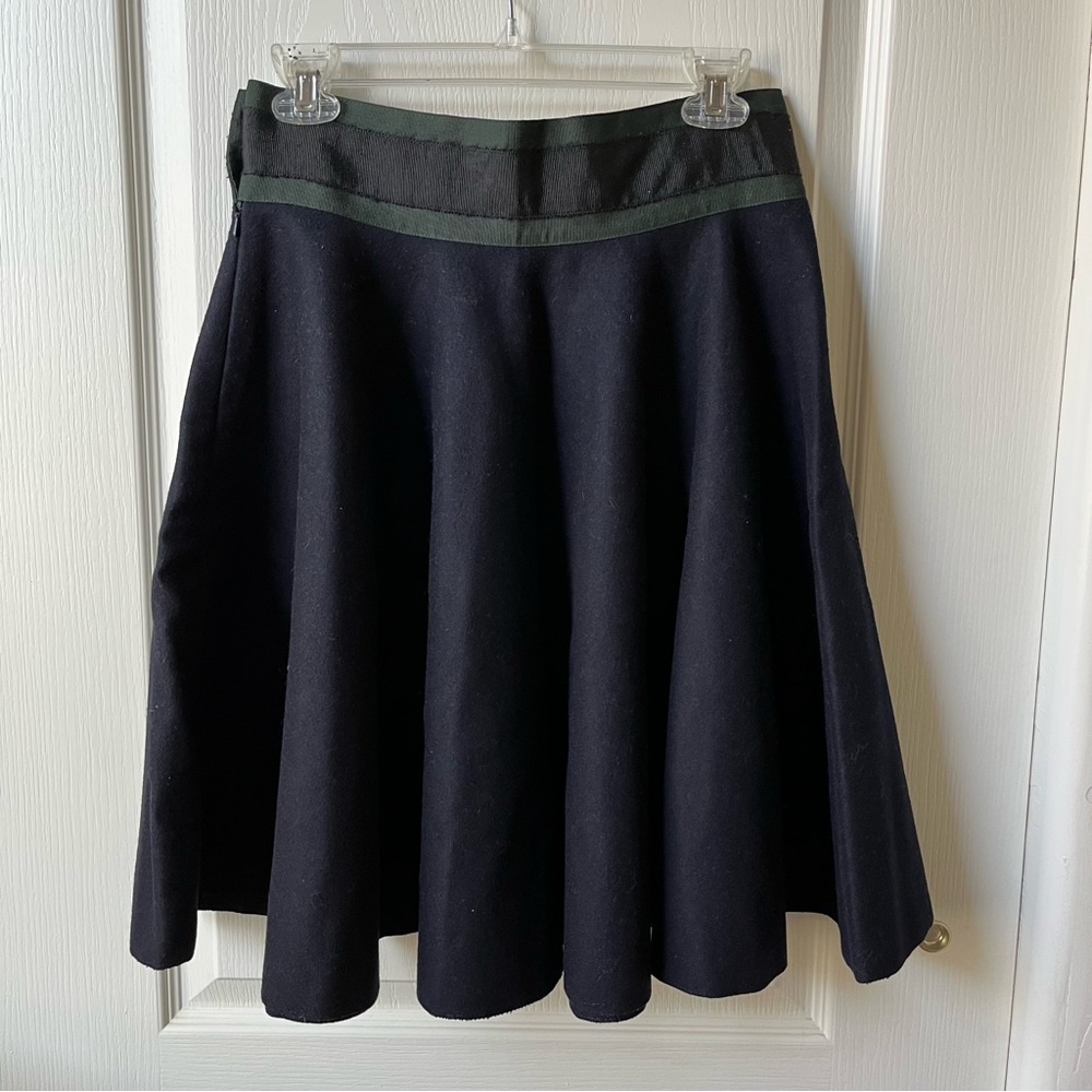 Anthropologie Hello by Jourden Wool Circle Skirt